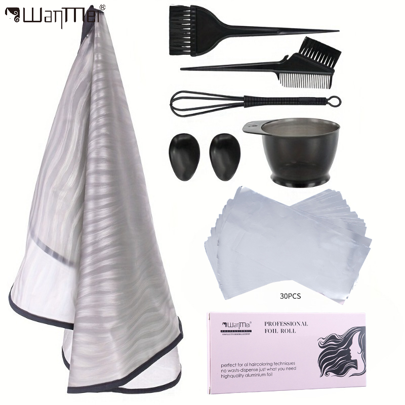 Unique Tech Accessories - Professional Hair Coloring Set with Brushes
