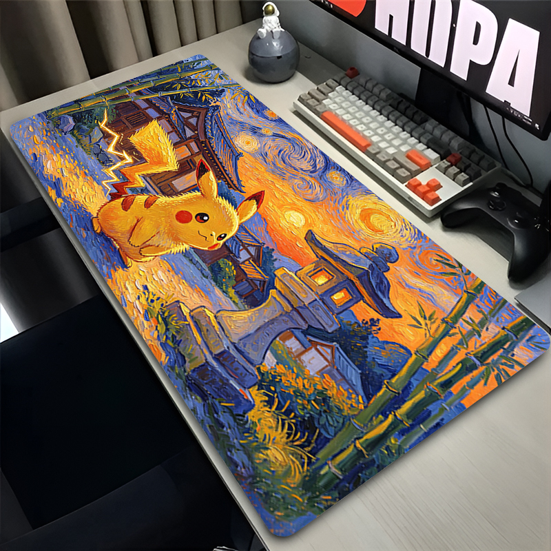 Tech Gaming Accessories - Mouse Pad Pokemon Pikachus Rubber Extended