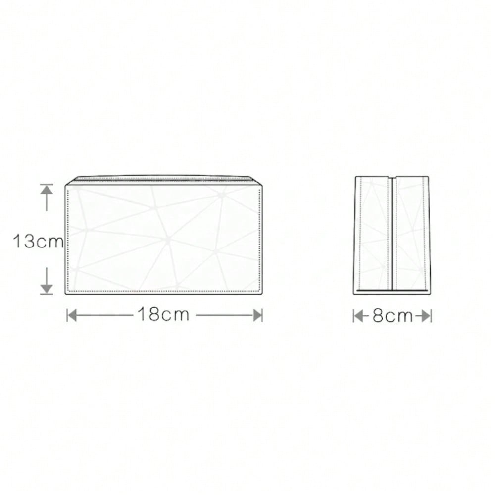 Geometric Luminous Makeup Bag  - Tech Accessories Travel Organizer Pouch のレビューと価格