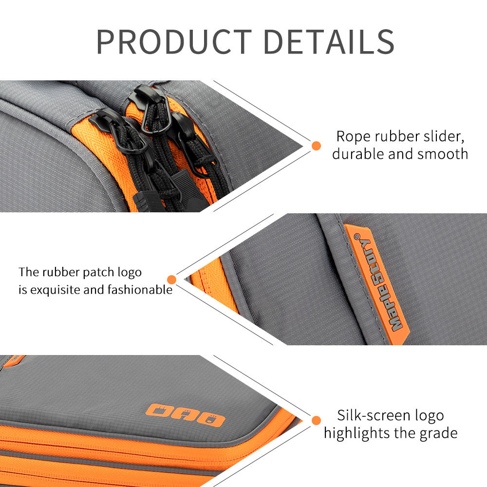 Multi-Compartment Portable Ele - Tech Accessories Travel Organizer Pouch のレビューと価格