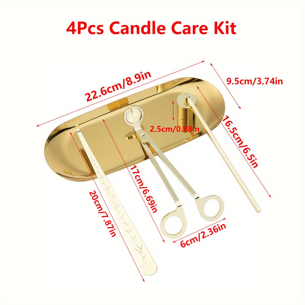 4pcs/set Luxury Candle Care Ki - Unique Tech Accessories のレビューと価格