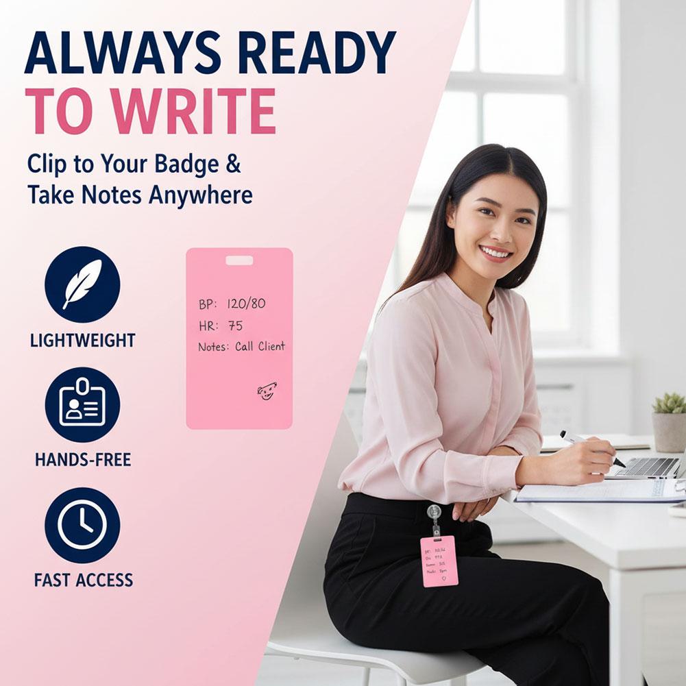 Portable Dry Erase Note Badge  - Tech Accessories For Office のレビューと価格