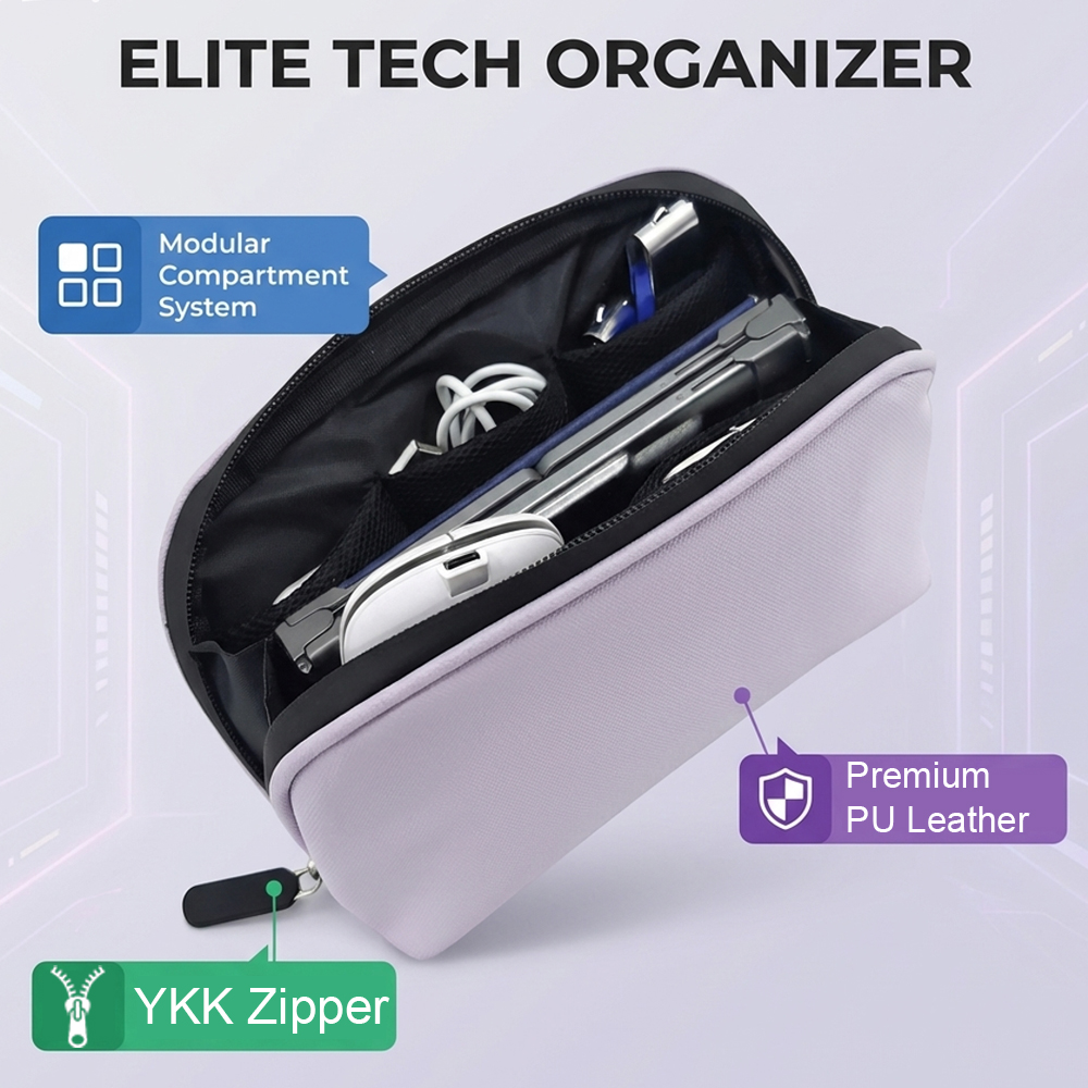 Tech Organizer Bag Portable El - Tech Accessories Travel Organizer Pouch のレビューと価格
