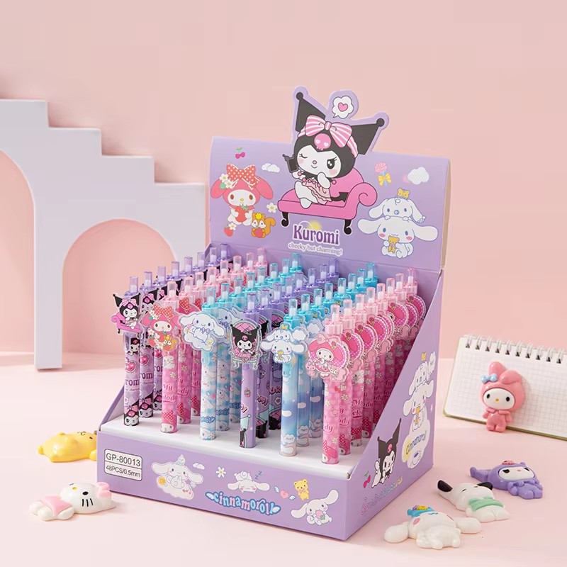 48pcs Gel Pen Kuromi Cinnamoro - Tech Accessories For Office のレビューと価格