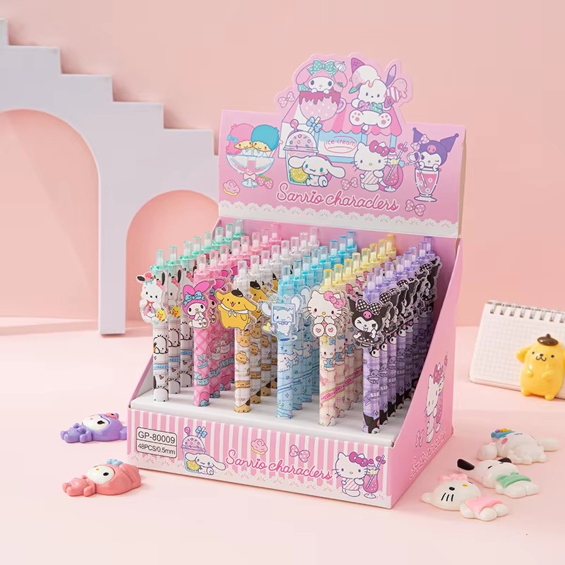 48pcs Gel Pen Kuromi Cinnamoro - Tech Accessories For Office のレビューと価格