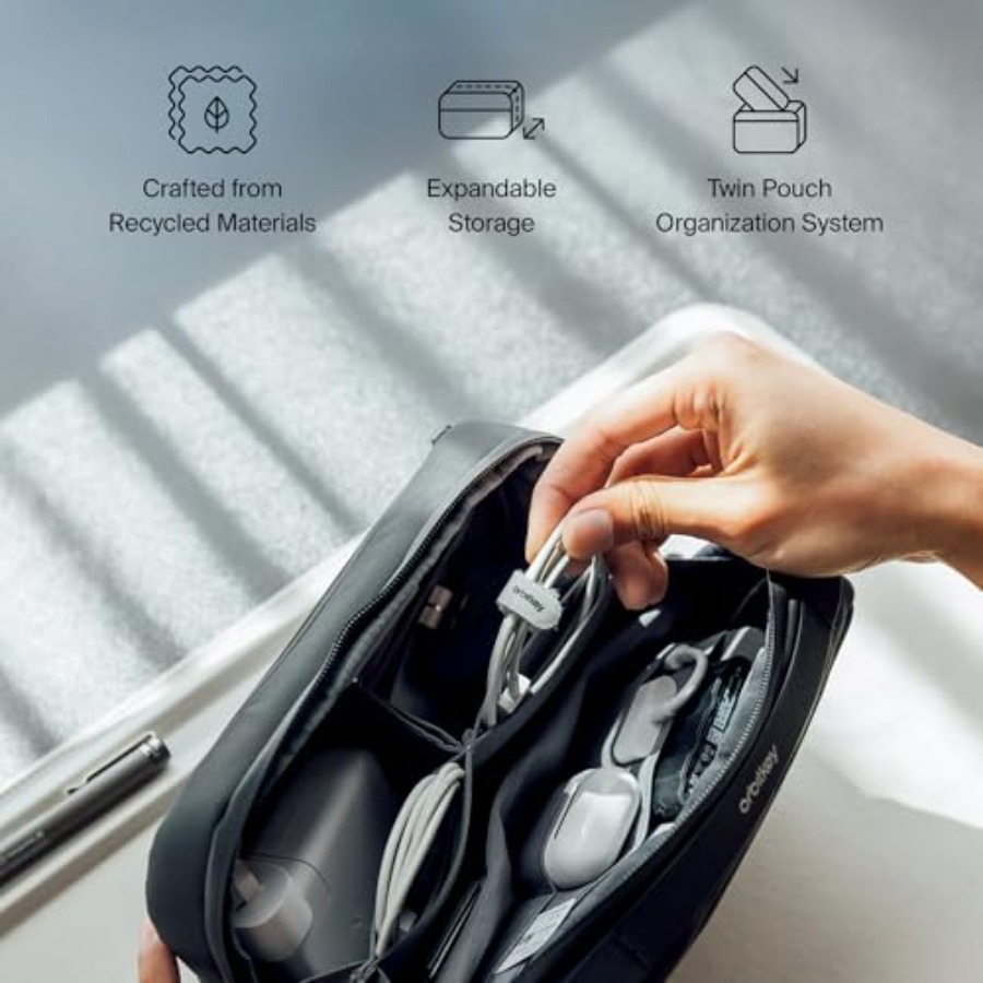 2-in-1 Tech Accessory Pouch wi - Tech Accessories Travel Organizer Pouch のレビューと価格