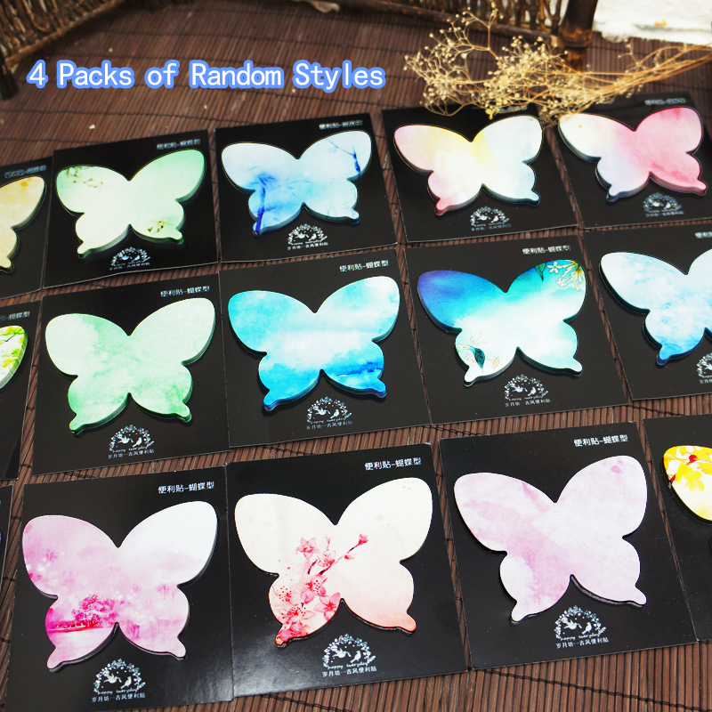 4 Packs Random Butterfly Stick - Tech Accessories For Office のレビューと価格