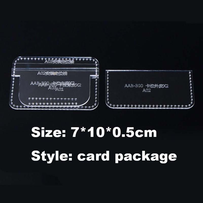 1Set DIY Acrylic Leather Templ - Unique Tech Accessories のレビューと価格