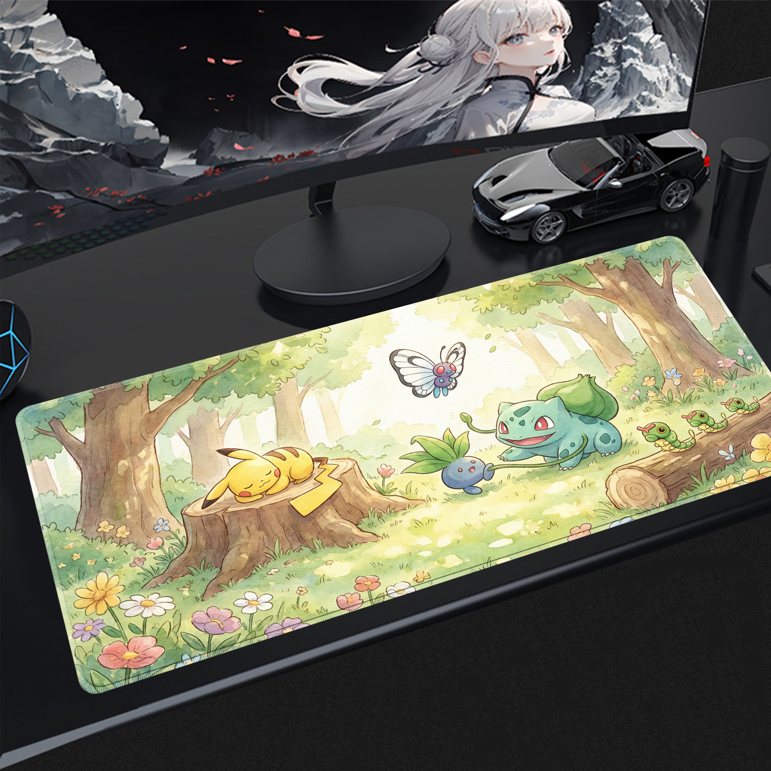 Kawaii Mouse Pad Gaming PC Acc - Tech Gaming Accessories のレビューと価格