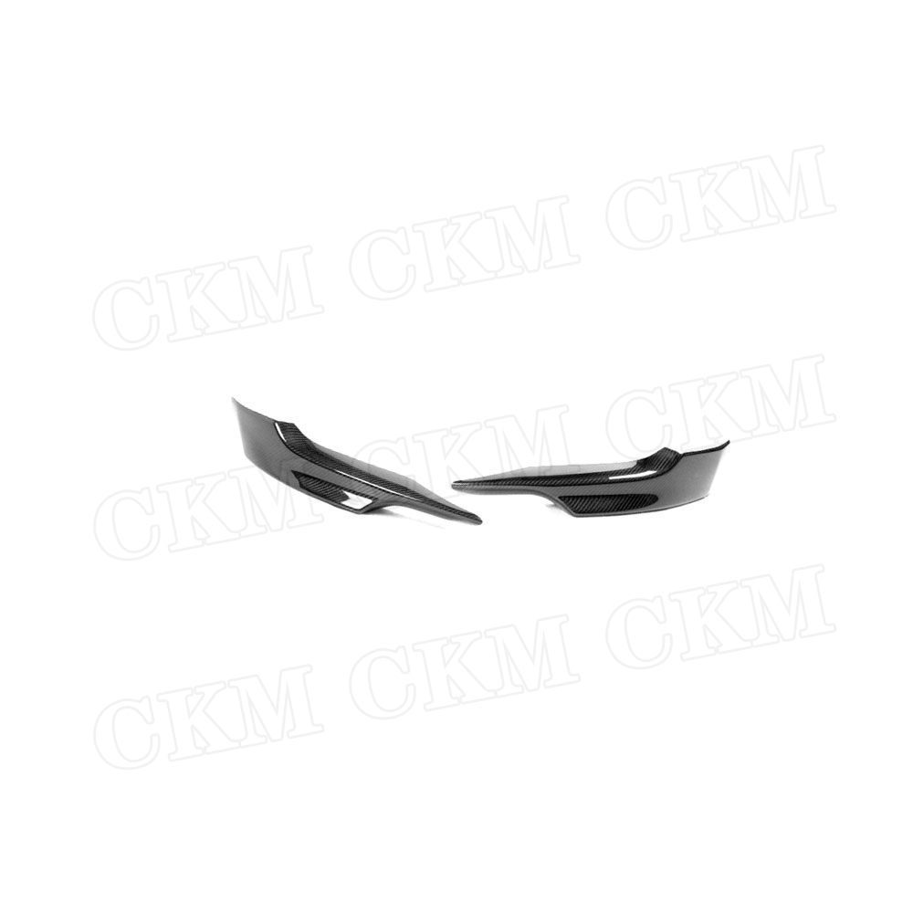 CKMUUER Carbon fiber Front Spl - Tech Accessories For Car のレビューと価格