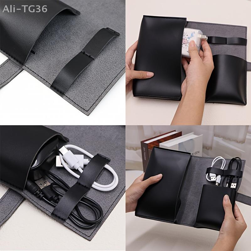 1PC PU Leather Multi-Compartme - Tech Accessories Travel Case のレビューと価格