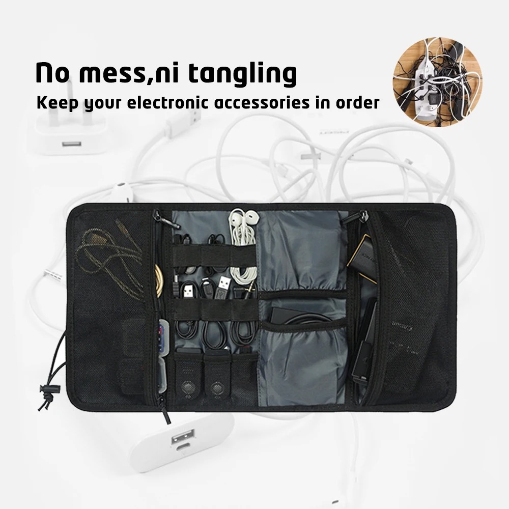 Electronic Organizer Cord Pouc - Tech Accessories Travel Organizer Pouch のレビューと価格