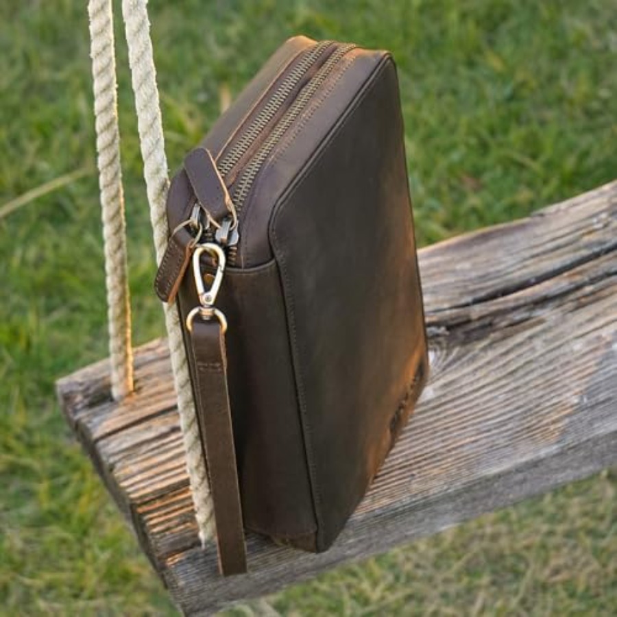 Polare Full Grain Leather Trav - Tech Accessories Travel Case のレビューと価格