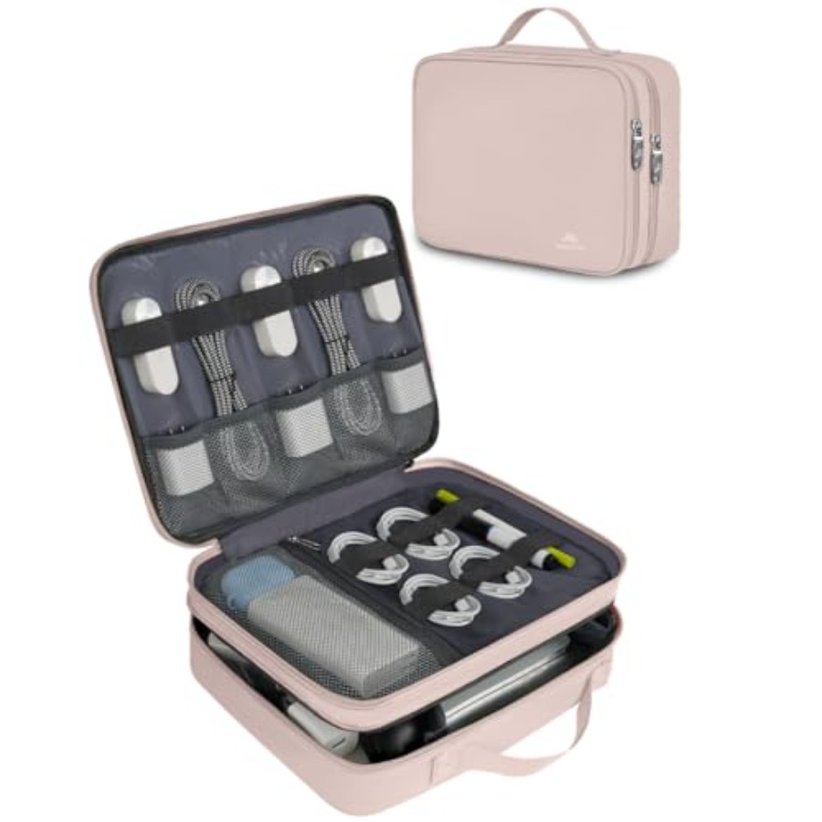 Travel Cord Organizer for Wome - Tech Accessories Travel Case のレビューと価格