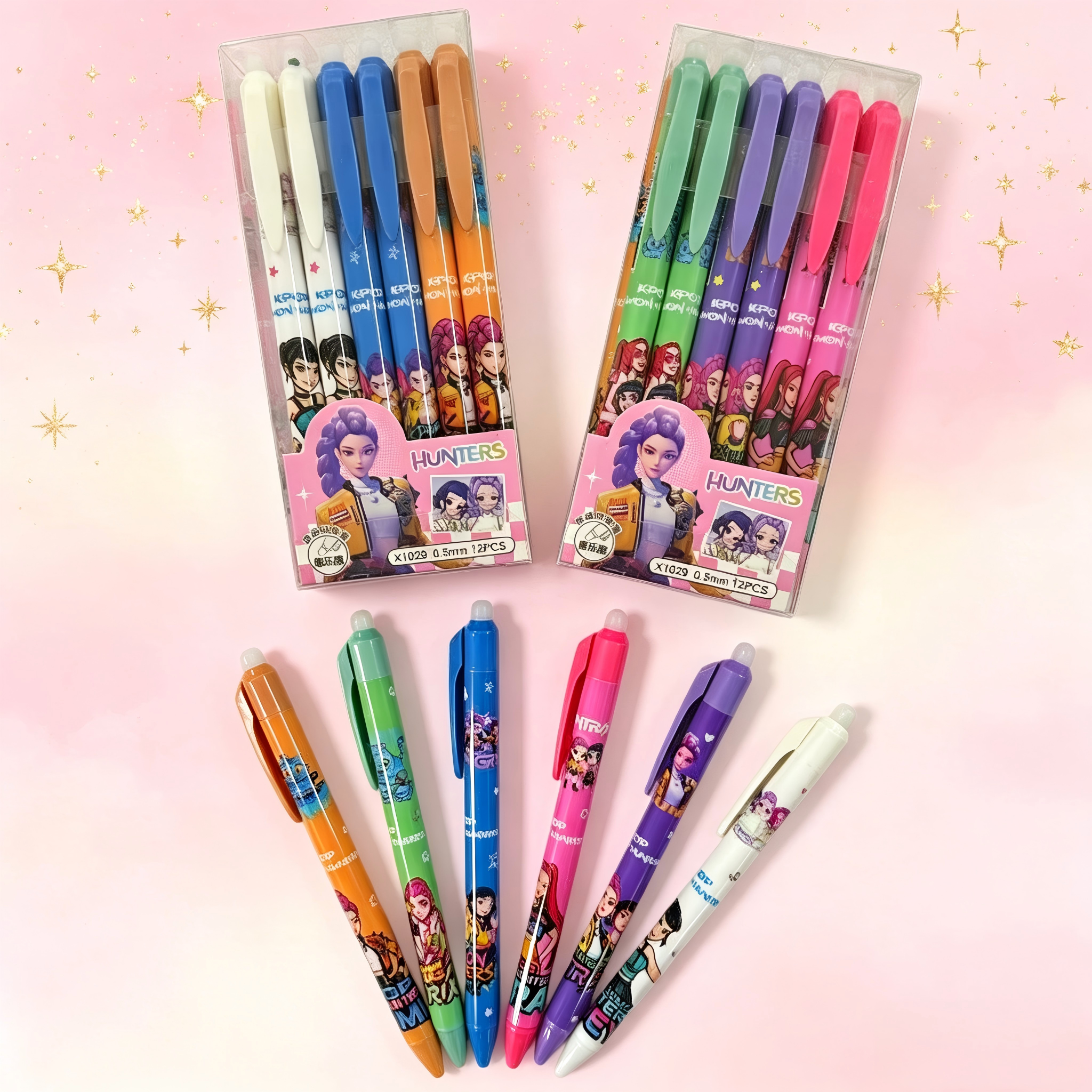 Cartoon Erasable Gel Pens Cute - Tech Accessories For Office のレビューと価格