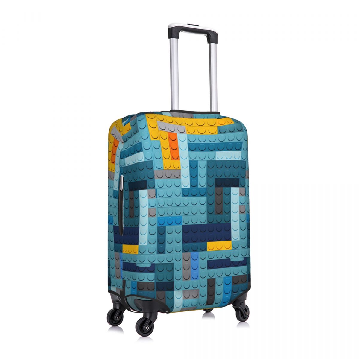 Blue Tech Pixel Building Block - Tech Accessories Travel Case のレビューと価格